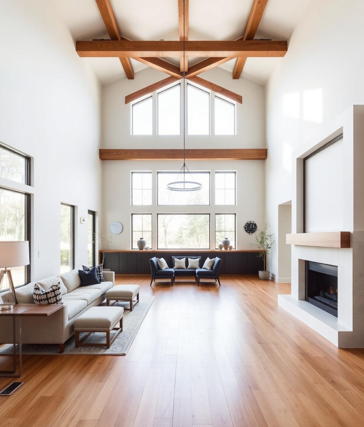 Bright renovated living space