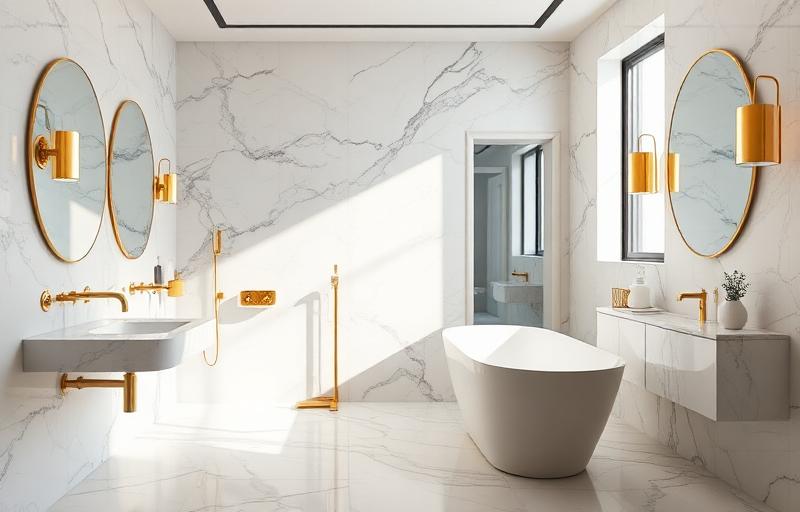 Modern bathroom renovation